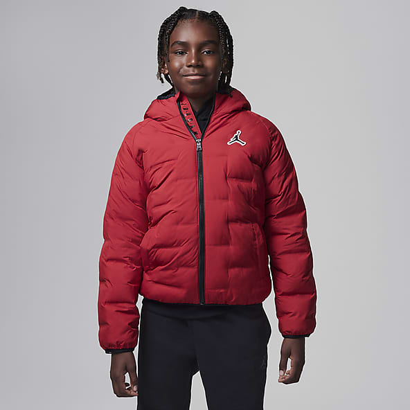 Jordan Red Jackets Vests. Nike JP